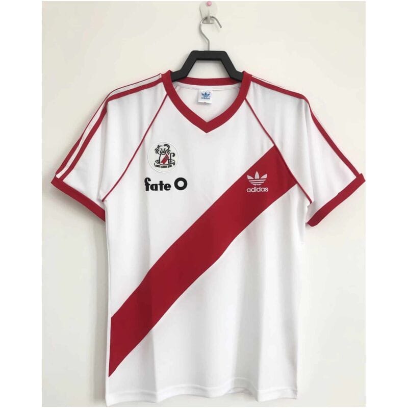 Herren River Plate Retro Home Jersey 1986