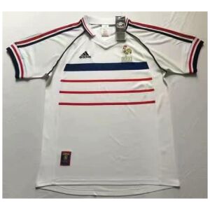France Away Retro Jersey Mens 1998