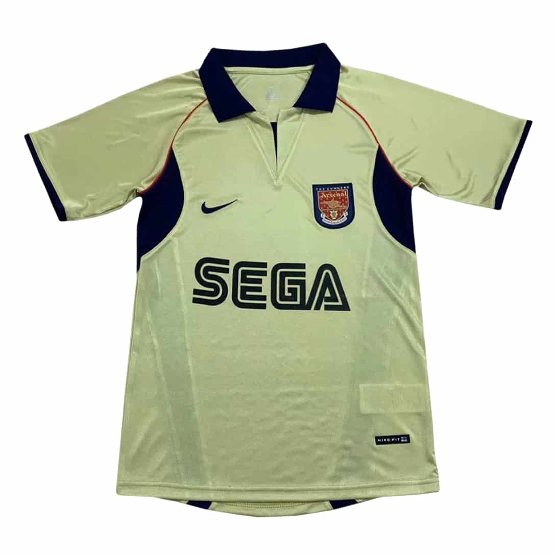 Arsenal Retro Away Jersey Mens 2002