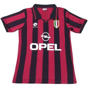 AC Milan Retro Home Jersey Mens 1996 AC Milan Retro Home Jersey Mens 1996