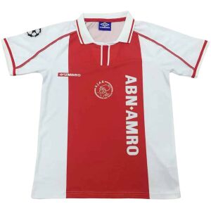 Ajax Retro Home Jersey Mens 1998 Ajax Retro Home Jersey Mens 1998