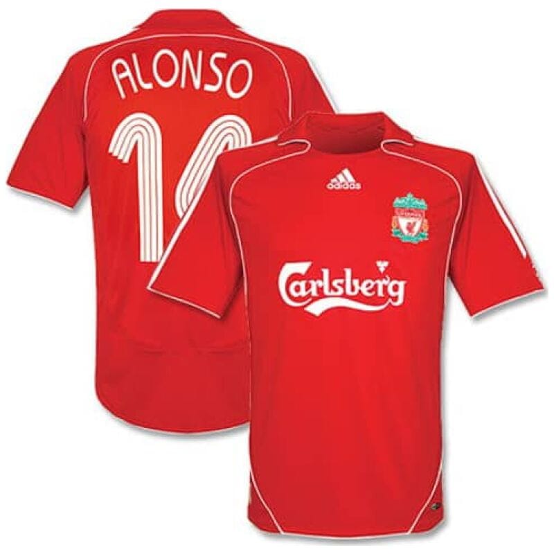 Herren Liverpool Retro Heim Trikot 2006-2008