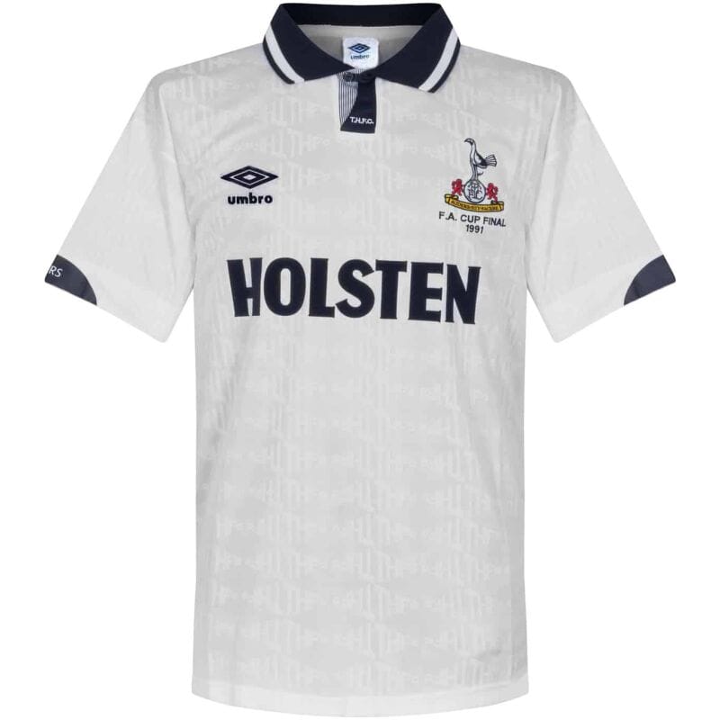 Mens Tottenham Hotspur Retro Home Jersey 1992-1994