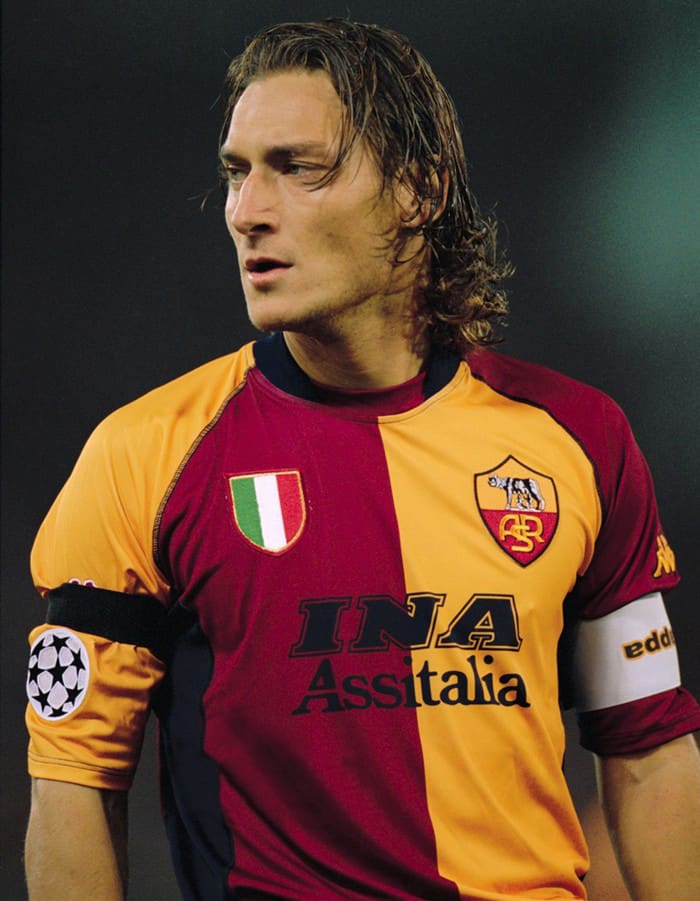 Mens Roma Retro Home Jersey 2001/2002