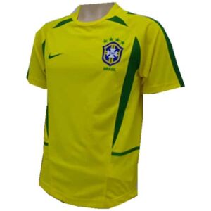 Brazil Home Retro Jersey Mens 2002