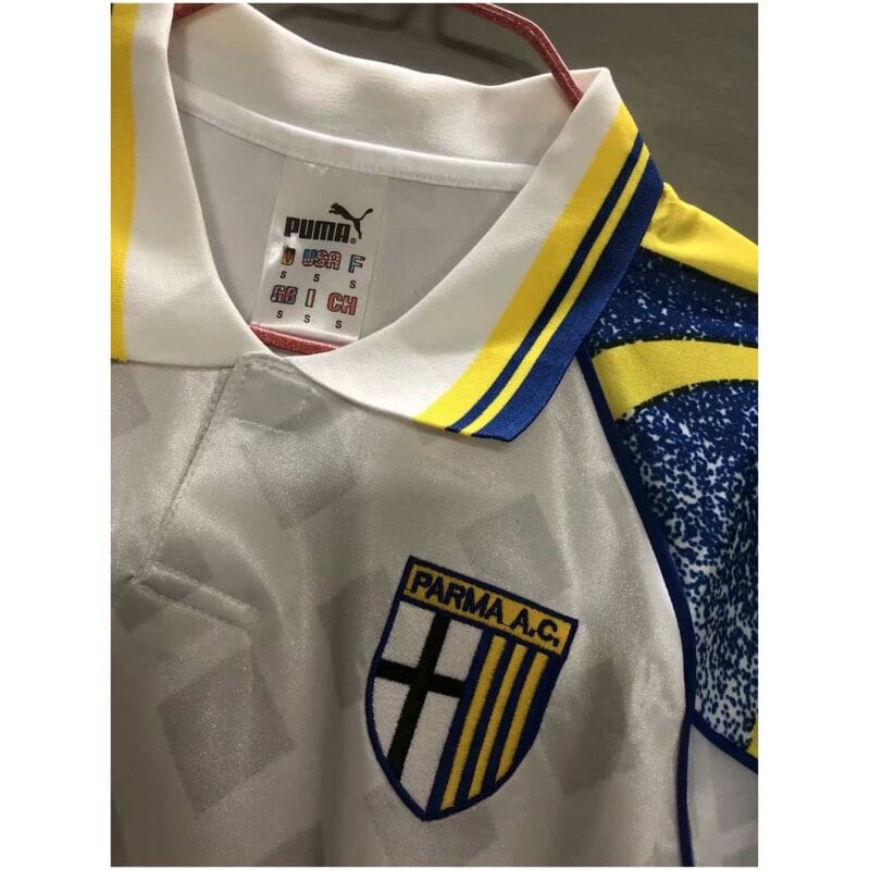 Parma Calcio Retro Home Jersey Mens 1995-1997