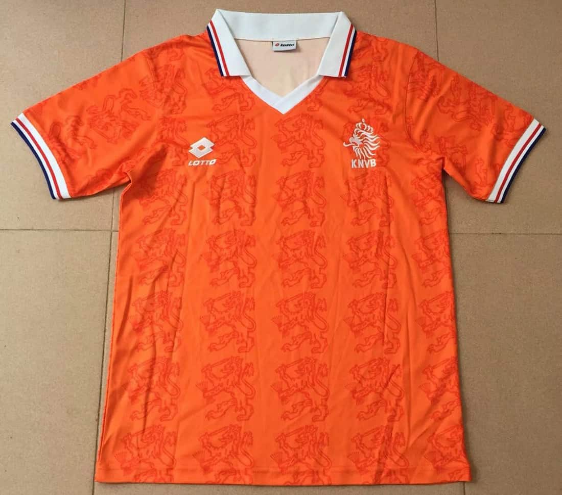 Mens Netherlands Retro Home Jersey 1995