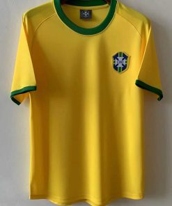 Mens Brazil Retro Home Jersey 1970