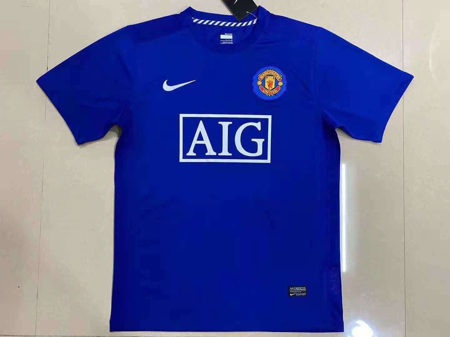 Mens Manchester United Retro Away Jersey 2007/08