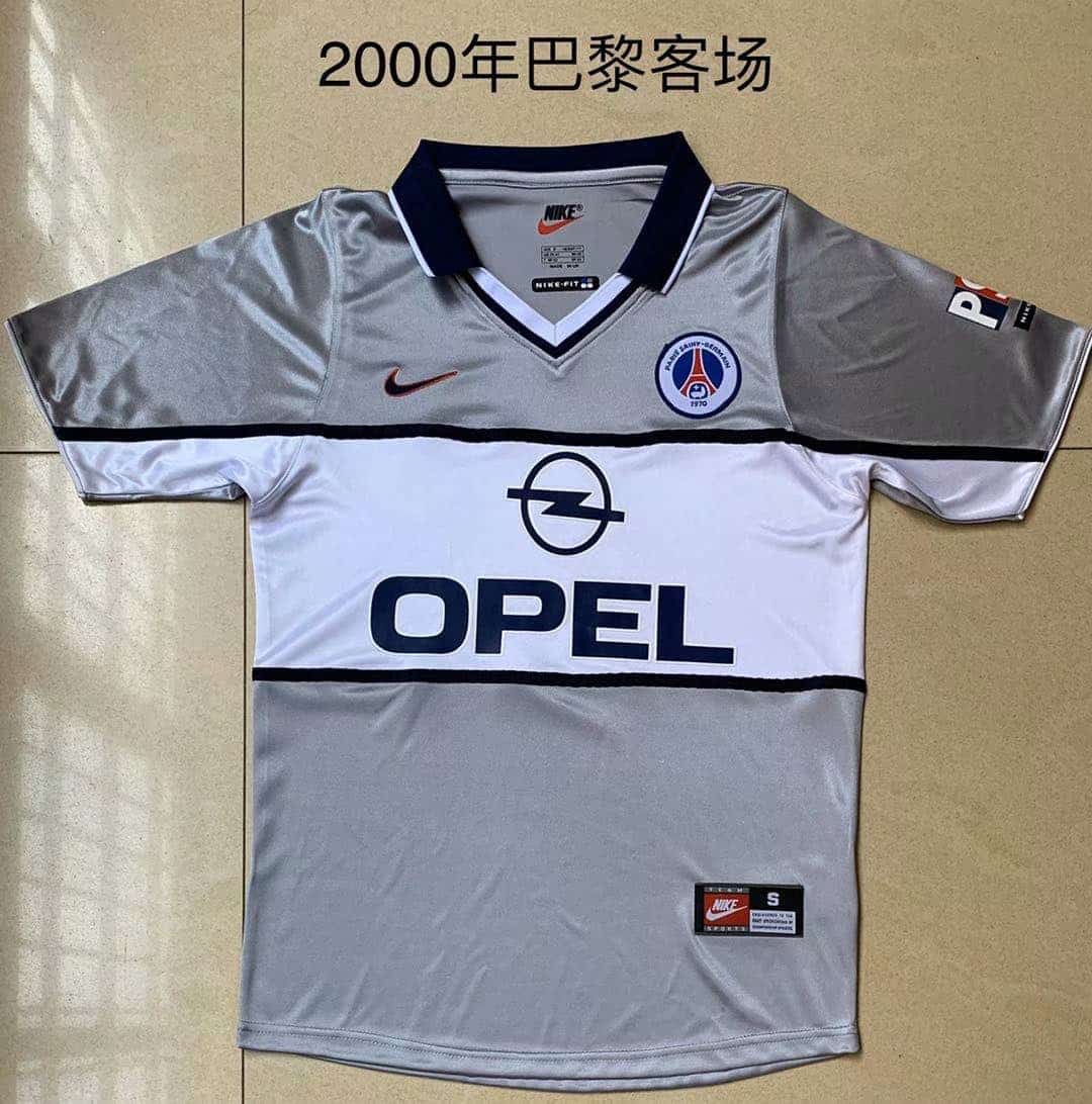 PSG Retro Away Jersey Mens 2000