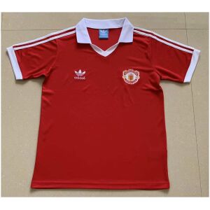 Manchester United Retro Home Jersey Mens 1980