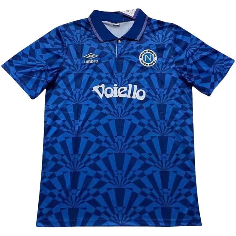 Herren Napoli Retro Heim Trikot 1991-1993