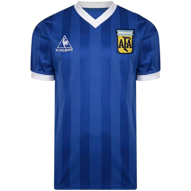 Argentina Away Retro Jersey Mens 1986