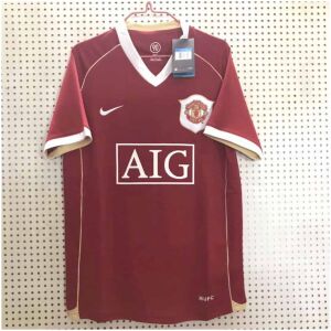 Manchester United Retro Home Jersey Mens 2006/07