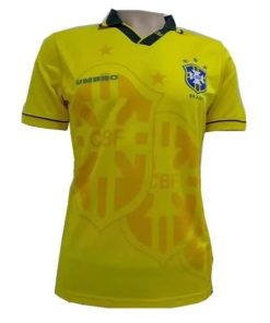 Brazil Home Retro Jersey Mens 1993/1994