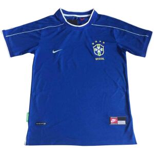 Brazil Retro Away Jersey Mens 1998