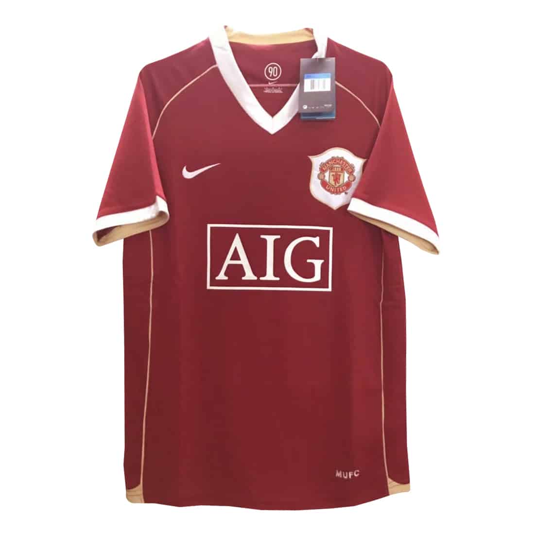 Manchester United Retro Home Jersey Mens 2006/07