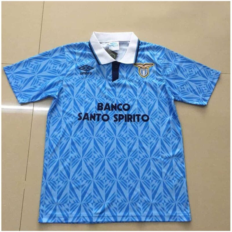S.S. Lazio Retro Home Jersey Mens 1992