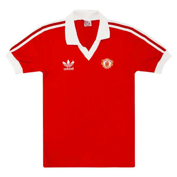 Manchester United Retro Home Jersey Mens 1980