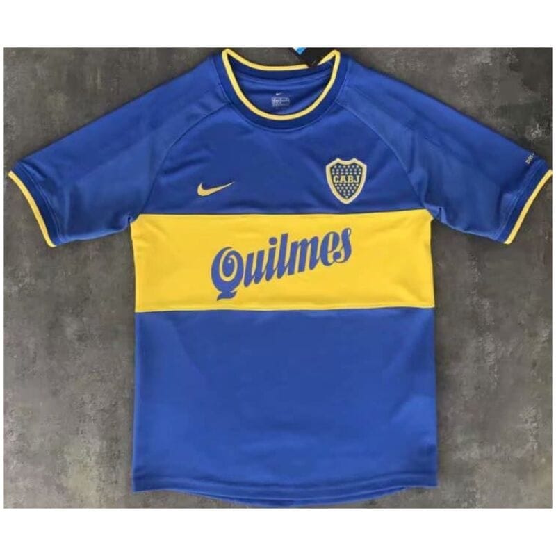 Boca Juniors Retro Home Jersey Mens 2000