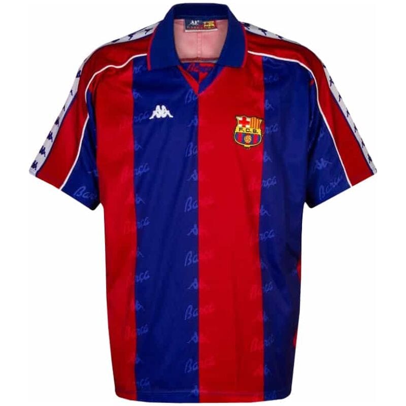 Mens Barcelona Retro Home Jersey 1992-95