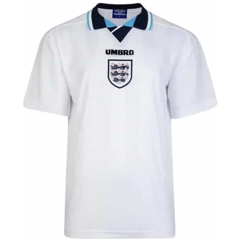 Mens England Retro Home Jersey 1996