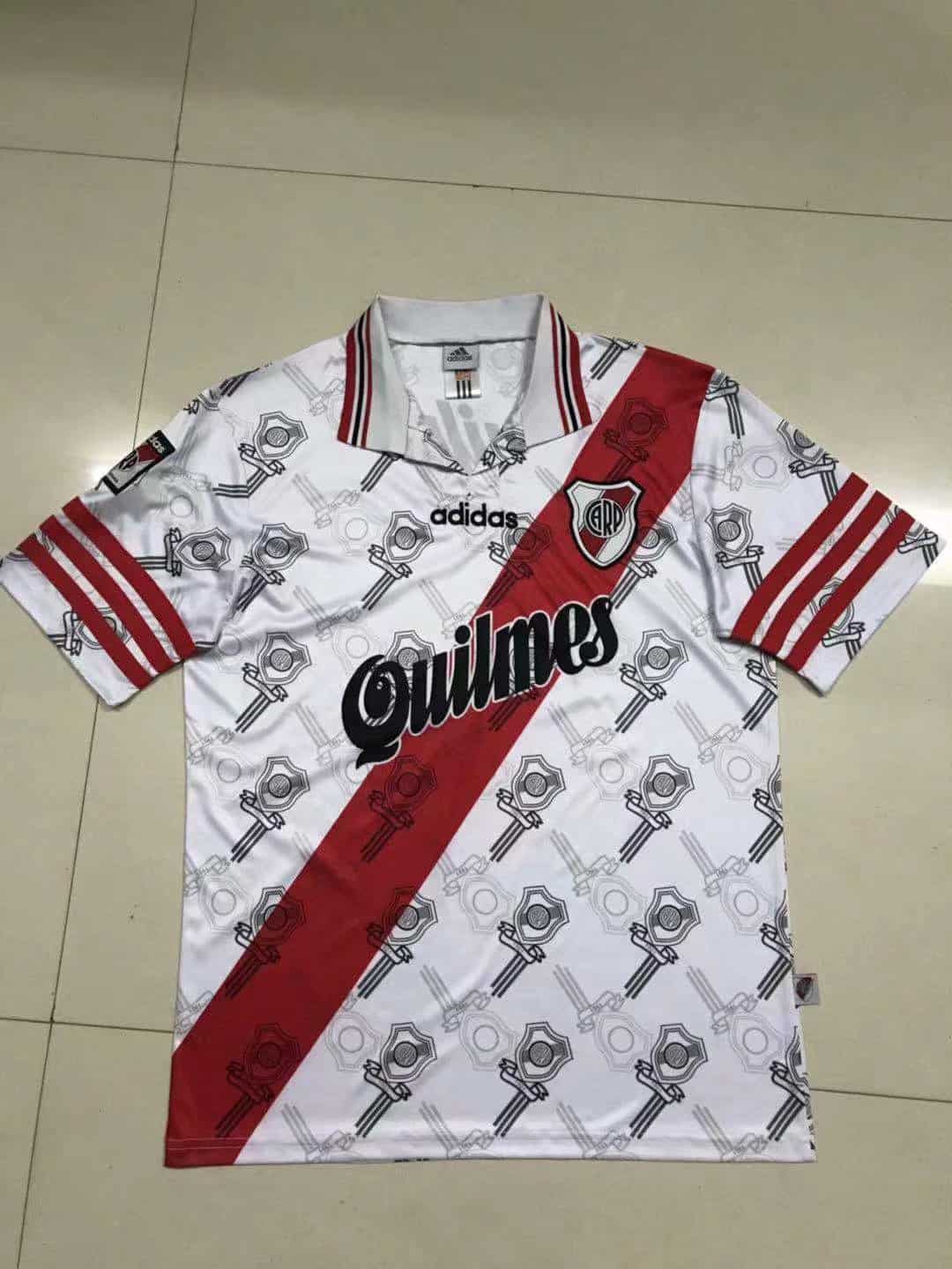 Mens River Plate Retro Home Jersey 1996
