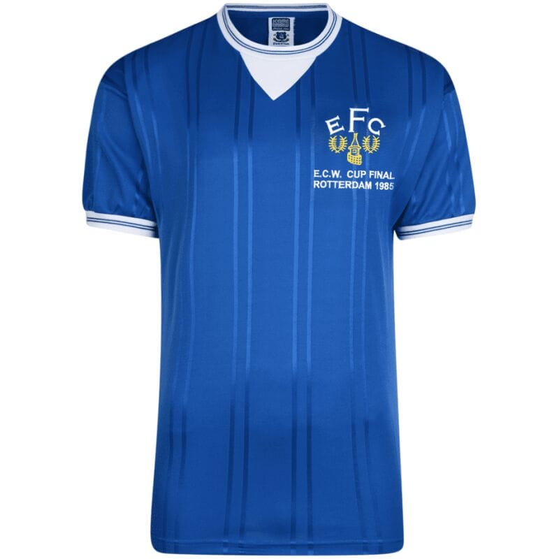 Mens Everton Retro ECWC Final Home Jersey 1985