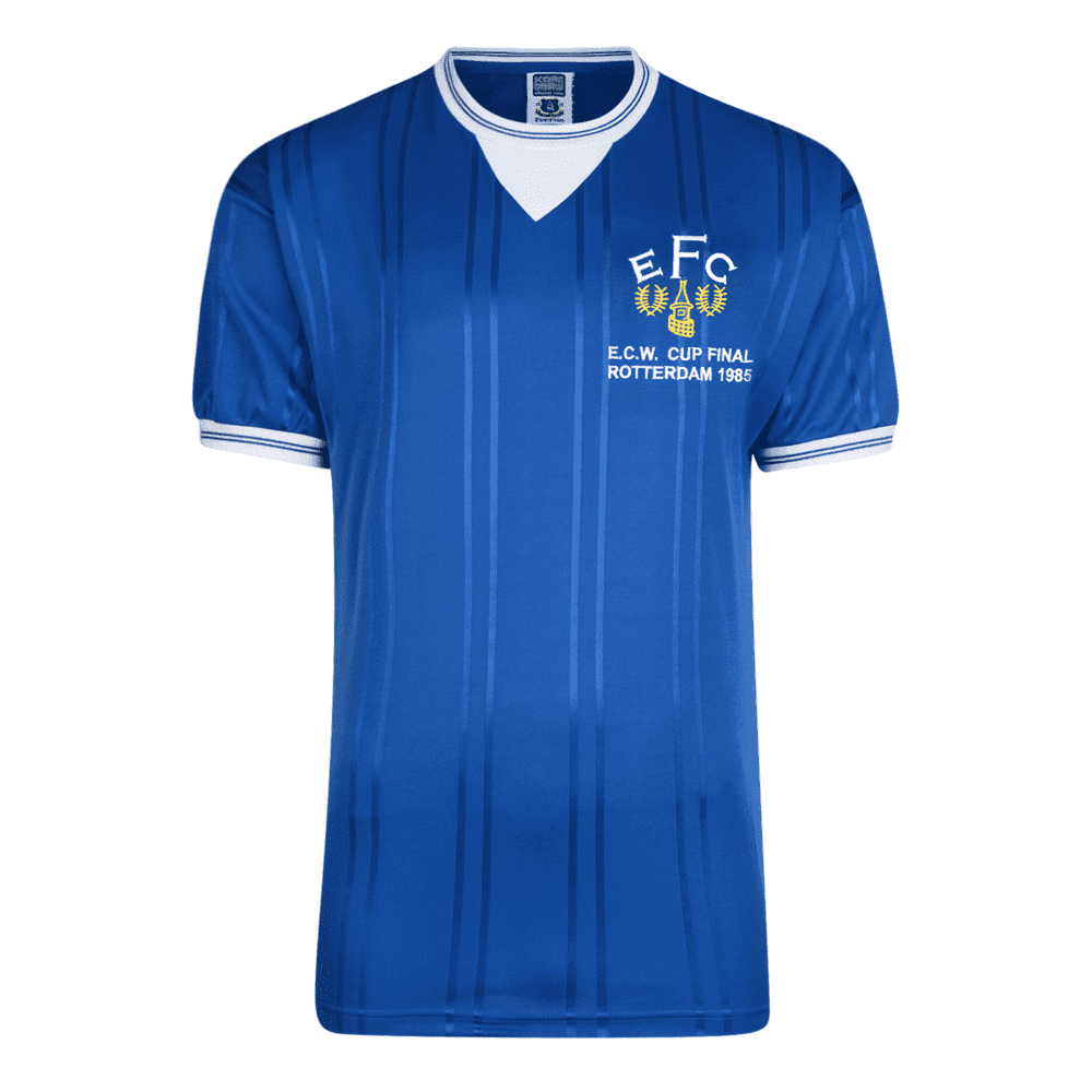 Mens Everton Retro ECWC Final Home Jersey 1985