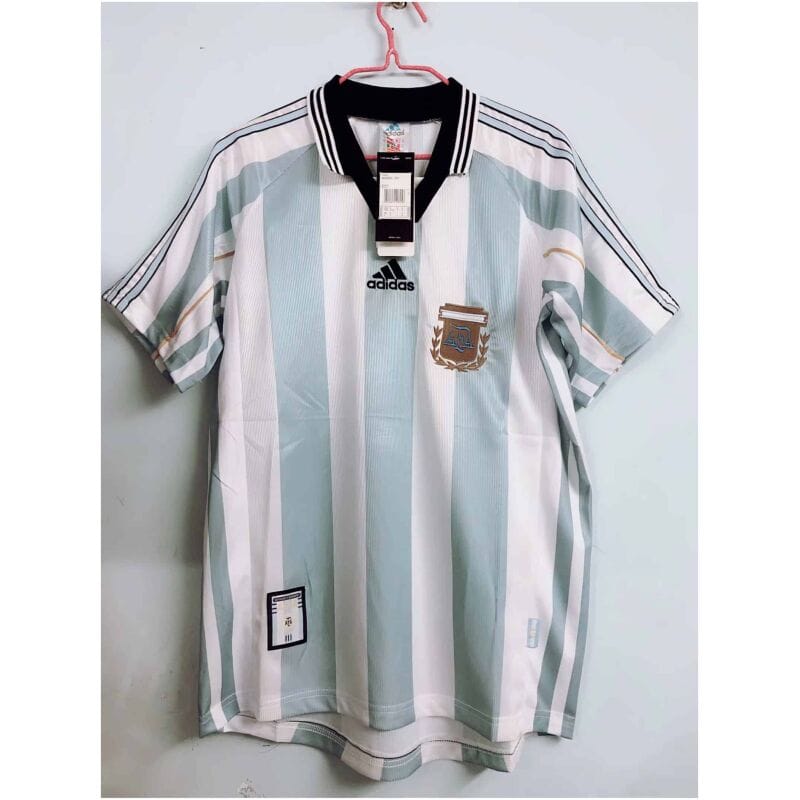 Argentina Home Retro Jersey Mens 1998