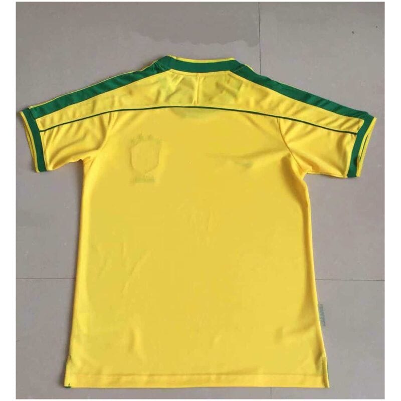 Brazil Retro Home Jersey Mens 1998