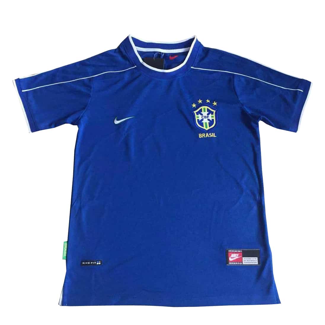 Brazil Retro Away Jersey Mens 1998