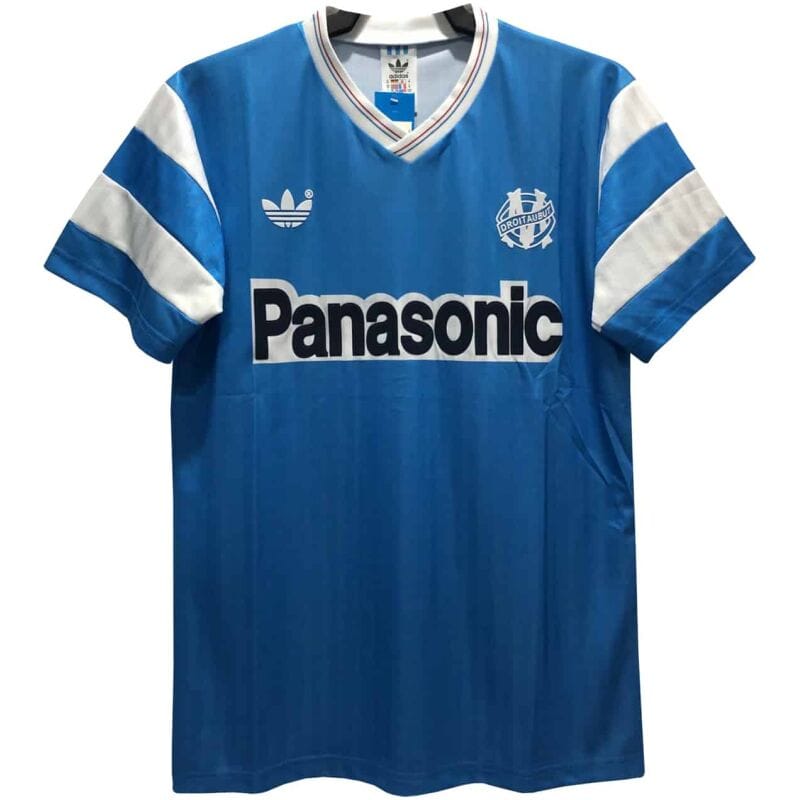 Mens Olympique Marseille Retro Away Jersey 1990/91