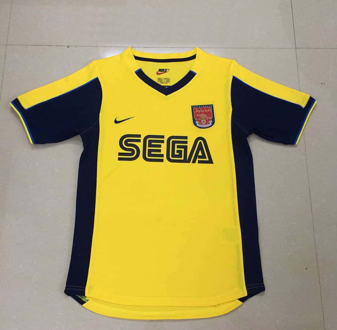Arsenal Retro Away Jersey Mens 2000