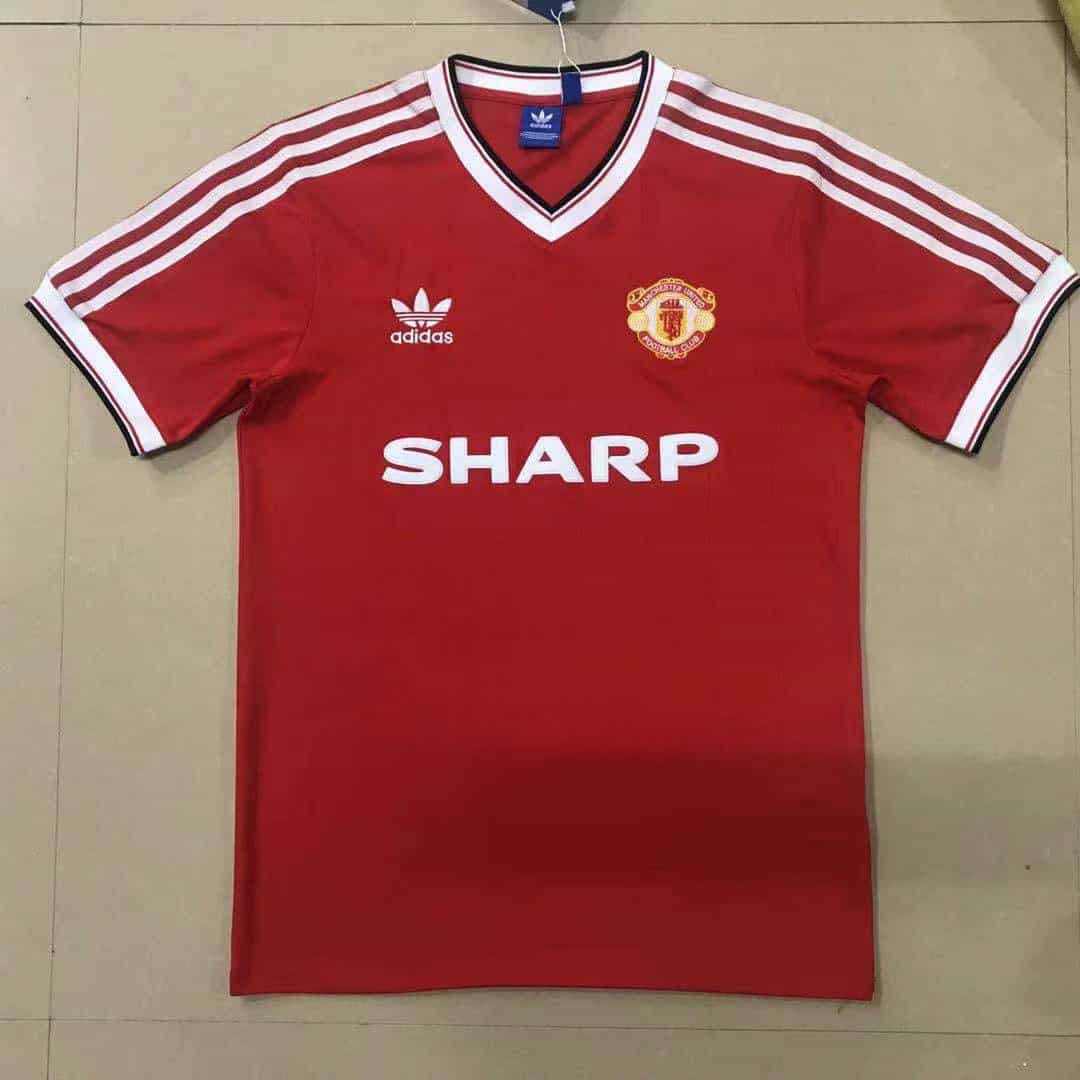 Mens Manchester United Retro Home Jersey 1990-1992