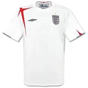 Mens England Retro Home Jersey 2006