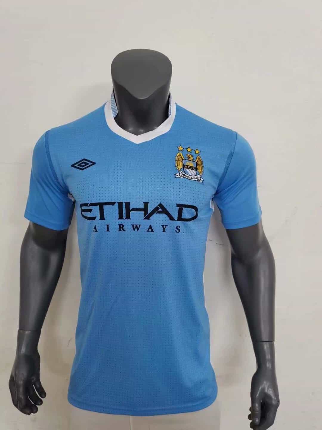 Mens Manchester City Retro Home Jersey 2011/12
