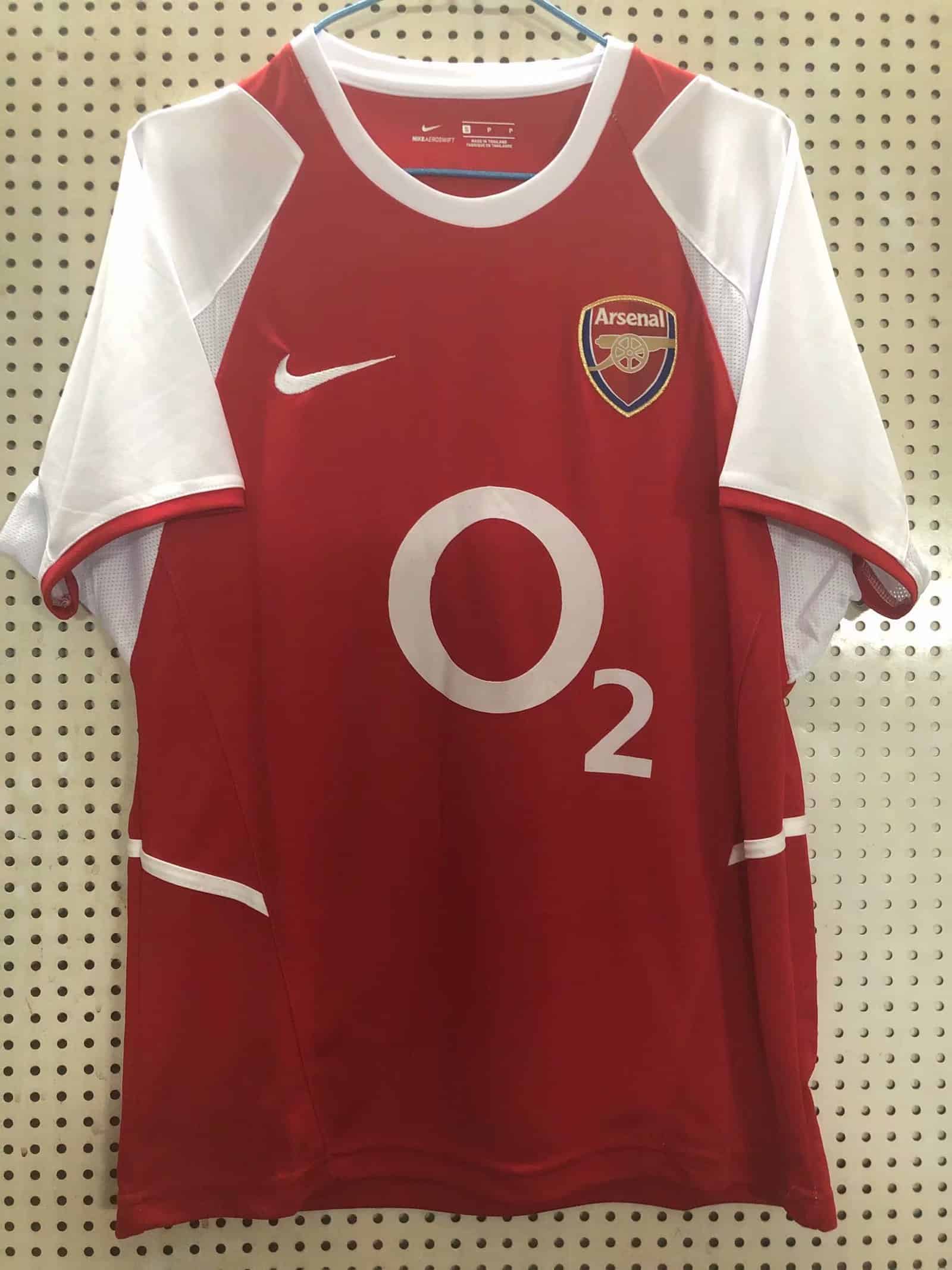 Arsenal Retro Home Jersey Mens 2002/2003