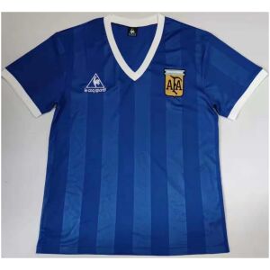 Argentina Away Retro Jersey Mens 1986