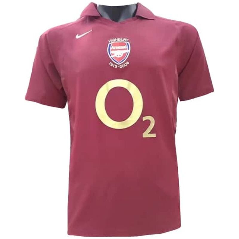 Mens Arsenal Home Retro Jersey 2005-2006