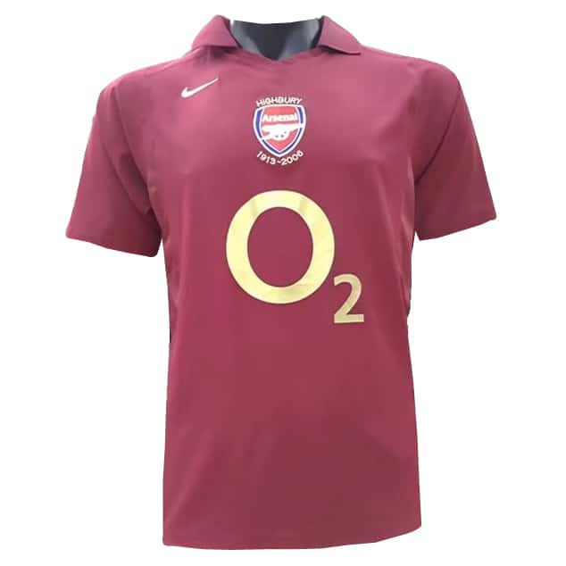Mens Arsenal Home Retro Jersey 2005-2006