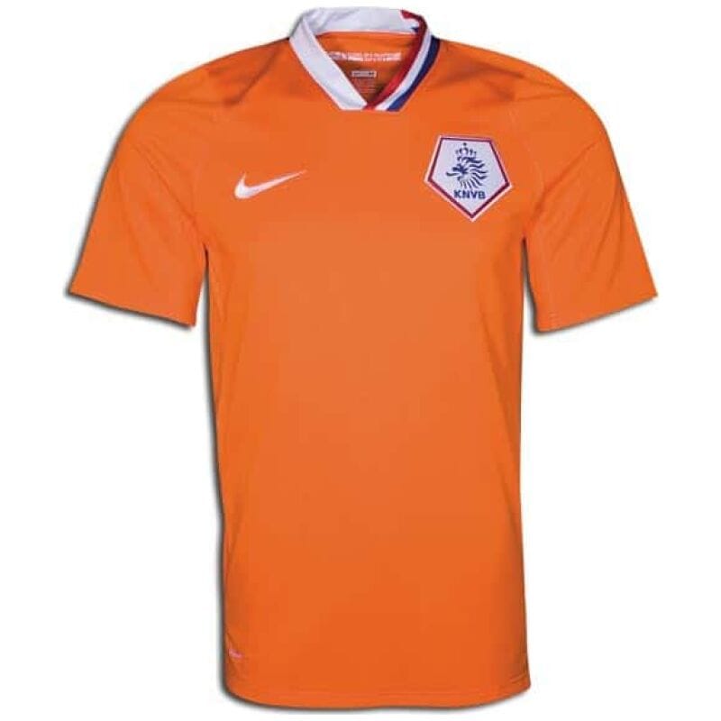 Mens Netherlands Retro Home Jersey 2008