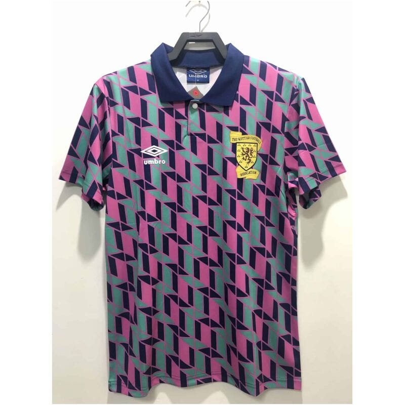 Herren Schottland Retro Auswärts Trikot 1988/89