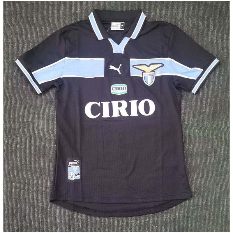 Mens S.S. Lazio Retro Away Jersey 1998-2000