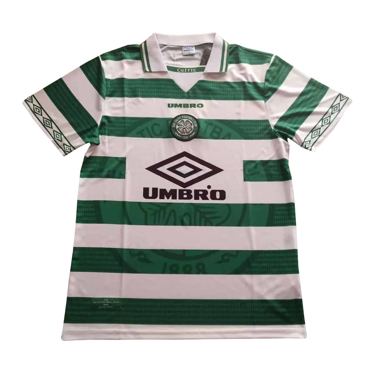 Celtic FC Retro Home Jersey Mens 1998