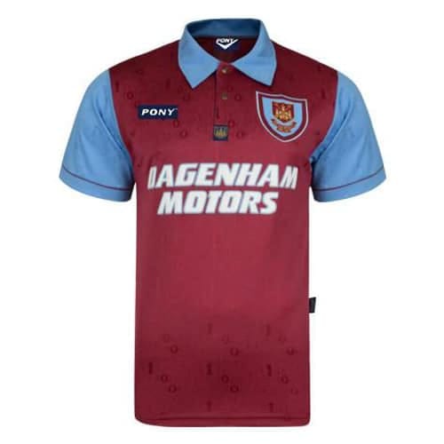 West Ham United Retro Centenary Jersey Mens 1995