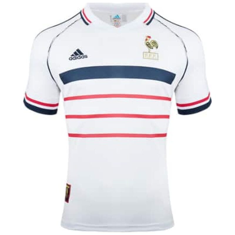 France Away Retro Jersey Mens 1998