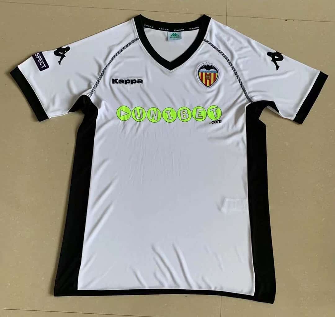 Valencia Retro Home Jersey Mens 2011