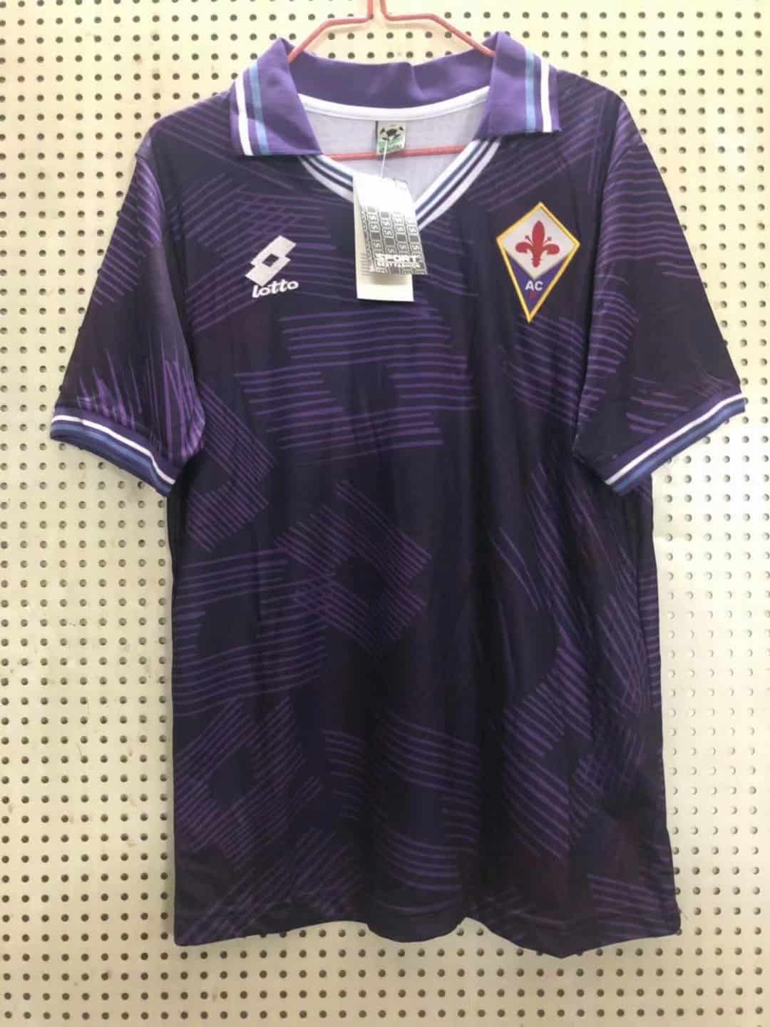 ACF Fiorentina Retro Home Jersey Mens 1992-1993