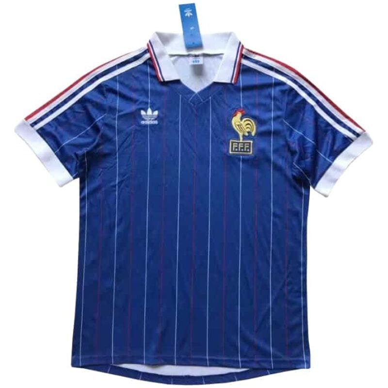 France Retro Home Jersey Mens 1982